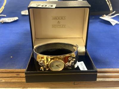 GORHAM CUFF BANGLE WATCH