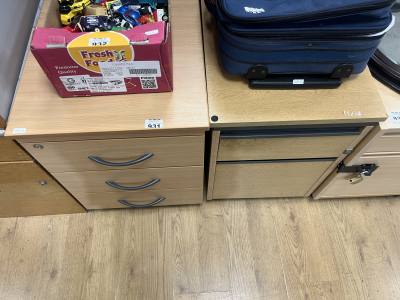 2 X UNDER DESK FILE DRAWERS