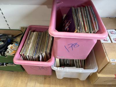 3 X BOXES OF RECORDS