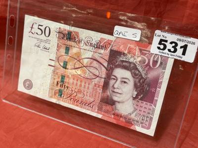 B.O.E £50 NOTE