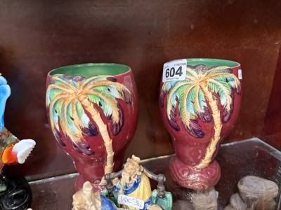 PAIR OF BESWICK VASES