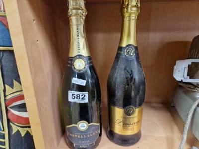 2 BOTTLES OF CHAMPAGNE