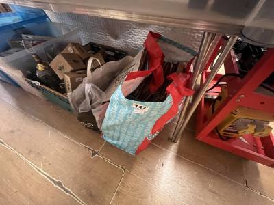 LARGE BAG OF RECORDS + BAG OF MUSIC SHEETS