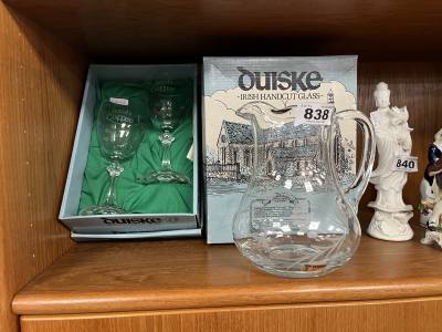 LOT OF IRISH HANDCUT GLASS