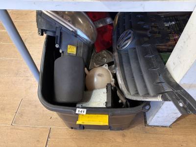 BOX OF TOURAN CAR PARTS