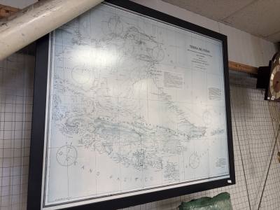 FRAMED ARGENTINA MAP