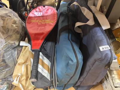 LOT OF SPORTS EQUIPMENT + CAMPING GEAR