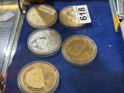LOT OF COMMEMORATIVE  CROWNS
