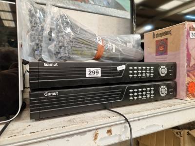 2 X CCTV BOXES (NO LEADS)