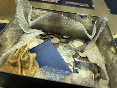 BOX OF COINS (OVER 5KG)
