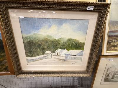 SIGNED 'BROWN' WATERCOLOUR