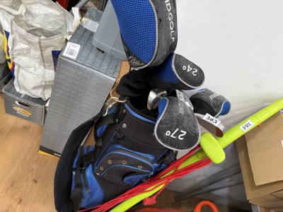 GOLF BAG + CLUBS