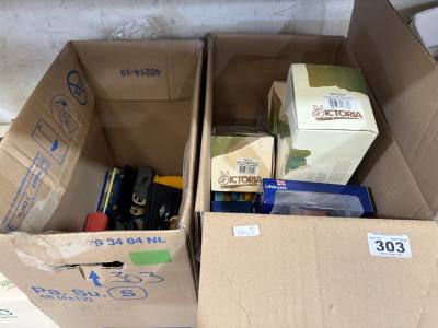2 X BOXES OF TOY CARS