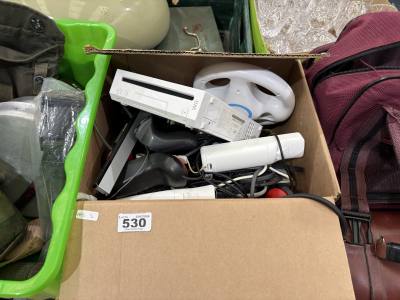 BOX OF CONSOLES + ACCESSORIES
