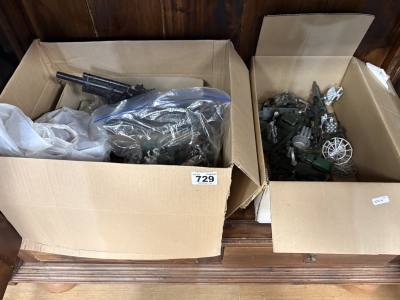 2 X BOXES OF ARMY TOYS