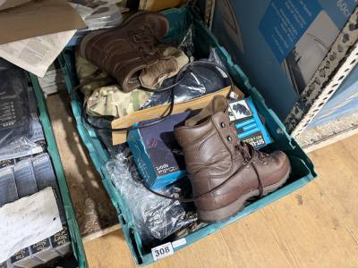 BOX OF CAMPING EQUIPMENT