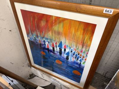 B. CRAIG PAINTING "BANGOR MARINA"