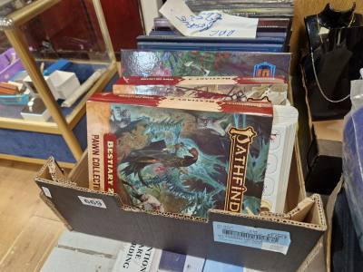 BOX OF R.P.G BOOKS + GAMES