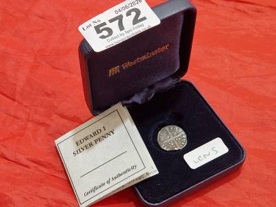 SILVER EDWARD 1 PENNY