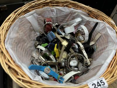 BASKET OF WATCHES