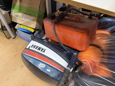 YAMAHA BOAT ENGINE + FUEL CAN 
