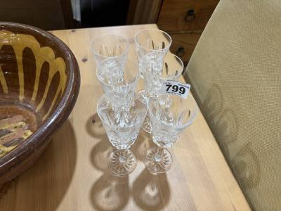 6 X TYRONE WINE FLUTES