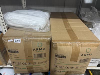 2 X BOXES OF GOWNS