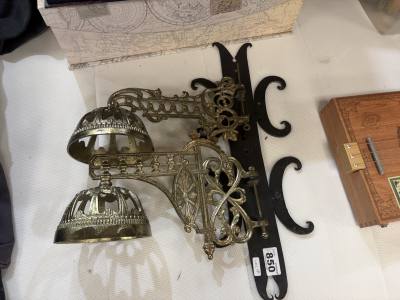 PAIR OF WALL SCONCES