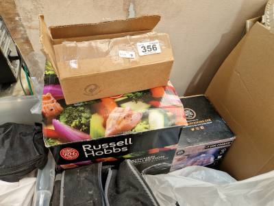 FOOD COOKER, 7 EGG COOKER + KNIFE SHARPENER