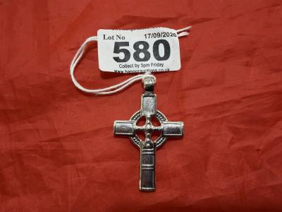 SILVER CROSS PENDANT (13.7 GRAMS)