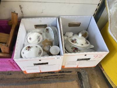2 X BOXES OF MIXED TEA SETS