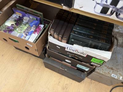 5 X BOXES OF BOOKS