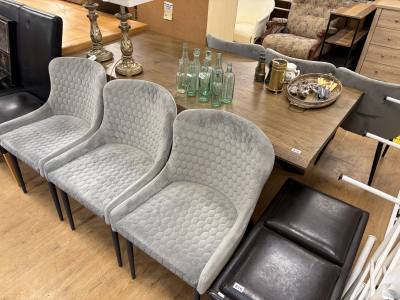 MODERN TABLE + 6 X CHAIRS