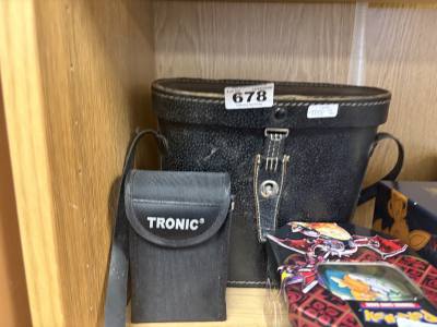 PAIR OF BINOCULARS  + OTHER