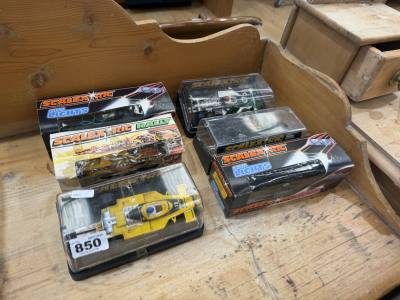6 X VINTAGE BOXED SCALEXTRICS CARS