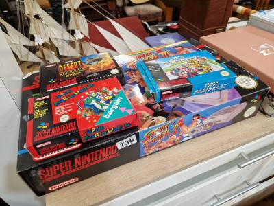 SUPER NINTENDO + 3 X GAMES