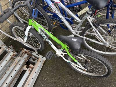 CHILDREN'S GREEN APOLLO BIKE