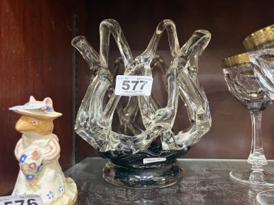 NEWGRANGE GLASS CENTERPIECE
