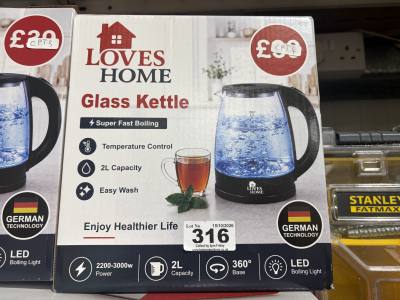 NEW GLASS KETTLE
