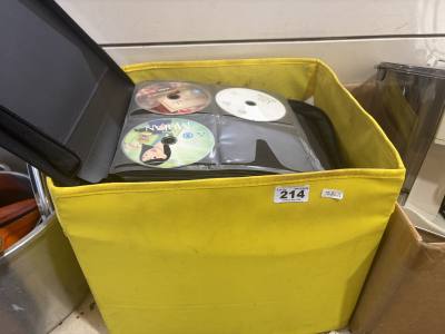 BOX OF DVDS
