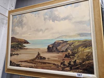 SIGNED IRISH OIL ON CANVAS