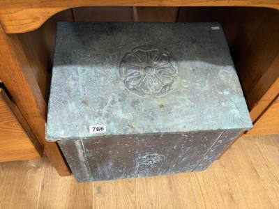 BRASS COAL BOX