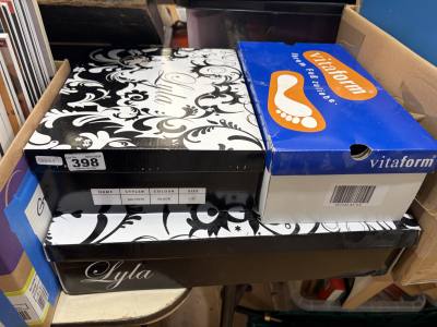 3 X BOXES OF NEW SHOES