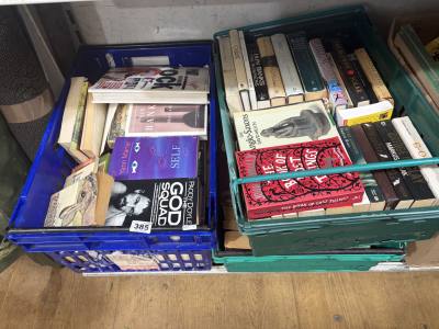 3 X BOXES OF BOOKS