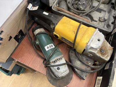 2 X ANGLE GRINDERS
