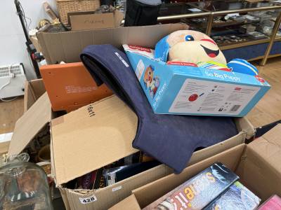 BOX LOT OF GAMES ETC