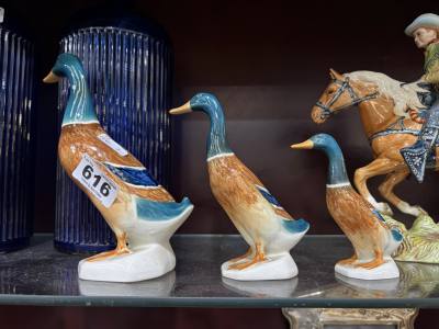 3 X BESWICK DUCKS