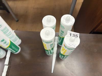 4 X TUBES OF NEUTRAL SILICONE STRUCTURAL SEALANT