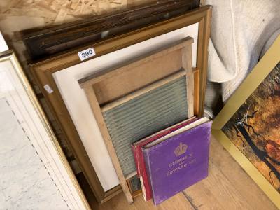 LOT OF PICTURES  + WASHBOARD 