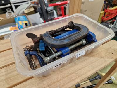BOX OF G-CLAMPS 